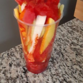 Ana’s Fruit & Ice Cream - a cup of fruit and ice cream - Ice Cream & Frozen Yogurt Near Me - Bakersfield, California