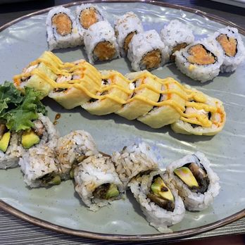 Sushi Ichii - Spicy salmon, tiger eye, and eel avocado rolls - Sushi Bars Near Me - Katy, Texas Sushi Ichii - Spicy salmon, tiger eye, and eel avocado rolls - Sushi Bars Near Me - Katy, Texas