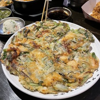 Bogul Bogul Cafe - Seafood pancake...so huge! - Korean Near Me - Federal Way, Washington Bogul Bogul Cafe - Seafood pancake...so huge! - Korean Near Me - Federal Way, Washington