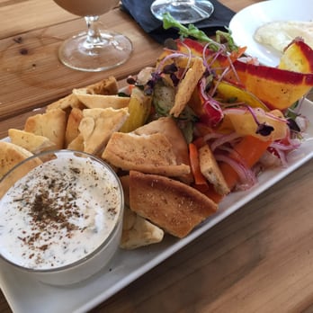 Ocotillo - Summer vegetables with falafel and a yogurt sauce. - New American Near Me - Phoenix, Arizona