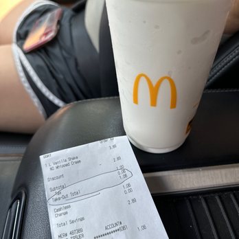 McDonald's - Use a competitors coupon and got a large vanilla shake for only $1.06 for my oldest daughter. - Fast Food Near Me - Shelby Twp, Michigan