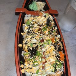 White tiger roll, geisha roll