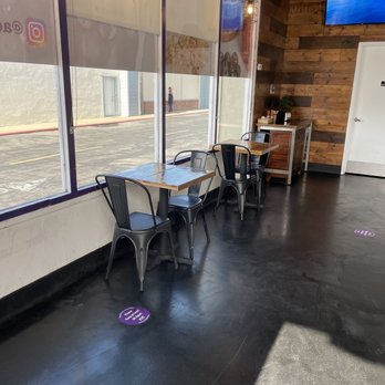 Acai Republic - A few inside tables. - Juice Bars & Smoothies Near Me - Tustin, California