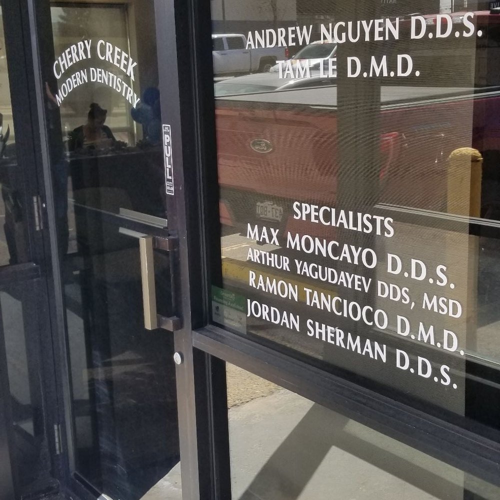 Cherry Creek Modern Dentistry - Front door - General Dentistry Near Me - Glendale, Colorado