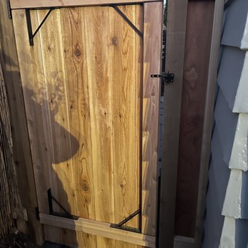 Devoted Construction - Backyard view of the gate - Fences & Gates Near Me
