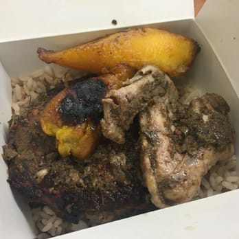 GFC Cafe - Jerk chicken with rice and plantains - Cafeteria Near Me - New York, New York GFC Cafe - Jerk chicken with rice and plantains - Cafeteria Near Me - New York, New York