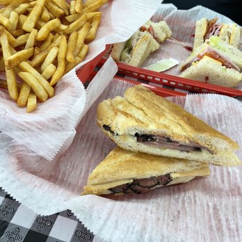 The Hot Tomato - Reuben Cuban Sandwich, Ham & Turkey Club Sandwich, and fries. - Bakeries Near Me - Ruskin, Florida The Hot Tomato - Reuben Cuban Sandwich, Ham & Turkey Club Sandwich, and fries. - Bakeries Near Me - Ruskin, Florida