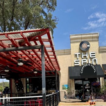 The Spin Vinyl & Coffee - Outdoor patio/seating area and entrance - Vinyl Records Near Me - San Antonio, Texas The Spin Vinyl & Coffee - Outdoor patio/seating area and entrance - Vinyl Records Near Me - San Antonio, Texas