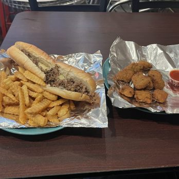 Camila's Pizzeria - Cheese steak with fries and an order of broccoli bites - Pizza Near Me - Bensalem, Pennsylvania Camila's Pizzeria - Cheese steak with fries and an order of broccoli bites - Pizza Near Me - Bensalem, Pennsylvania