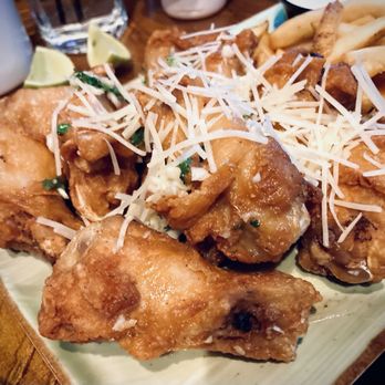 Sierra Gold - Garlic-Parmesan Bone-In Wings - New American Near Me - Reno, Nevada Sierra Gold - Garlic-Parmesan Bone-In Wings - New American Near Me - Reno, Nevada