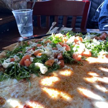 Fellini Pizzeria - Half Arugulacious / half cheese - Pizza Near Me - Cranston, Rhode Island