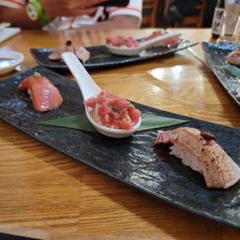 Sushi Katsu-Ya - Bluefin Tuna Trio - Sushi Bars Near Me - Studio City, California Sushi Katsu-Ya - Bluefin Tuna Trio - Sushi Bars Near Me - Studio City, California