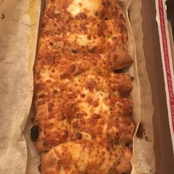 Domino's Pizza - Stuffed bread with mozzarella, feta and spinach . AMAZING