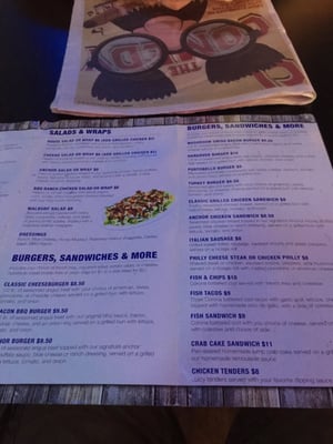 Menu photo 7 Anchor Tavern Tampa, FL