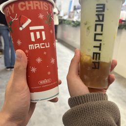 Tieguanyin Oolong Milk Tea and Mango Avocado