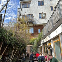 The Cake Café - Outside seating