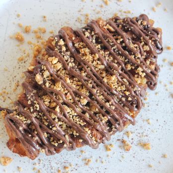 Cafe Weekend - Nutella Hazelnut Croffle - Breakfast & Brunch Near Me - Allston, Massachusetts Cafe Weekend - Nutella Hazelnut Croffle - Breakfast & Brunch Near Me - Allston, Massachusetts