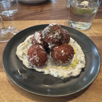 Giulia - Polenta croquettes - American Near Me - Minneapolis, Minnesota Giulia - Polenta croquettes - American Near Me - Minneapolis, Minnesota