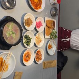 Ddukbok-gi, katsu, sullang tang Ddukbok-gi, katsu, sullang tang