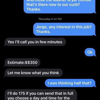 Jorge Cute Handyman - Text conversation with Jorge. - Handyman Near Me Jorge Cute Handyman - Text conversation with Jorge. - Handyman Near Me