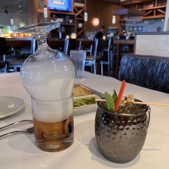 Bonefish Grill - Smoked Old Fashion and Maker Kentucky Mule - it was the best we've ever tasted! - Seafood Near Me - Columbus, Ohio