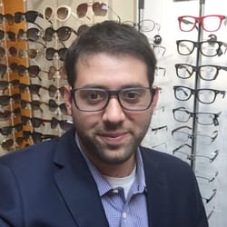 Ella's Vision Optical - Trying on the pair I purchased....