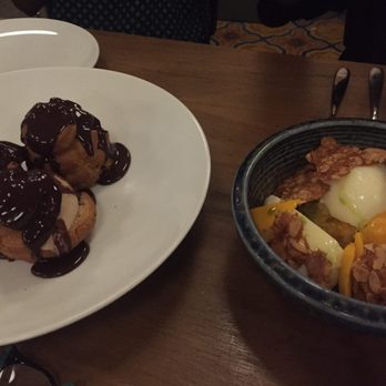 Amaya - profiteroles and panna cotta - International Near Me - Ciudad de México, DIF Amaya - profiteroles and panna cotta - International Near Me - Ciudad de México, DIF