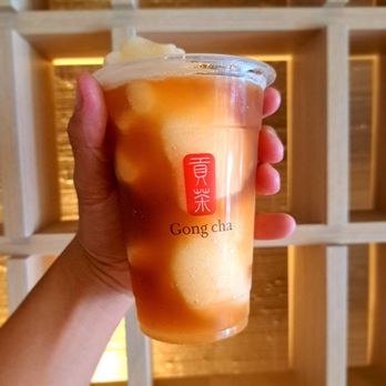 Gong Cha - Peach Teaffagato - Bubble Tea Near Me - Toronto, Ontario Gong Cha - Peach Teaffagato - Bubble Tea Near Me - Toronto, Ontario