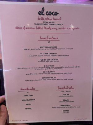Menu photo 6 El Coco New York, NY