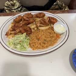 La Playa Dorada - Shrimp was pretty good.