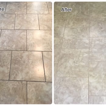 Desert Tile & Grout Care - Grout recoloring before and after - Grout Services Near Me - Gilbert, Arizona Desert Tile & Grout Care - Grout recoloring before and after - Grout Services Near Me - Gilbert, Arizona