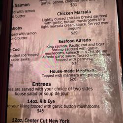 Bull Moose Lodge & Saloon - High price menu. Frozen prepared meals taste frozen.