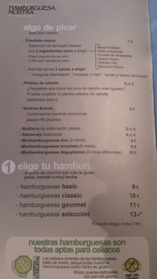 Menu photo 2 Hamburguesa Nostra Seville, SE