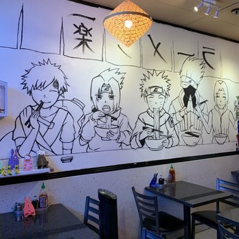 Ramen Ichiraku - Painting on the wall - Ramen Near Me - El Monte, California Ramen Ichiraku - Painting on the wall - Ramen Near Me - El Monte, California