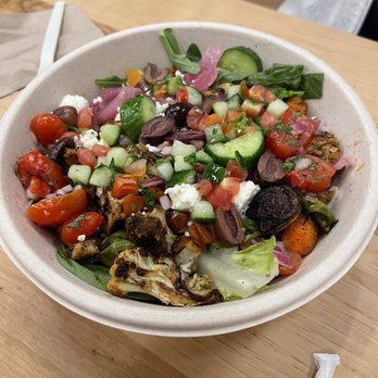CAVA - Lots of veggies chicken and beef. - Mediterranean Near Me - Anaheim, California CAVA - Lots of veggies chicken and beef. - Mediterranean Near Me - Anaheim, California