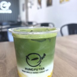 Mango Matcha Latte Mango Matcha Latte