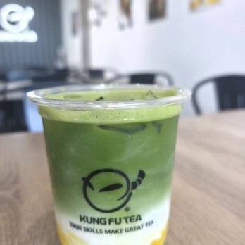 Kung Fu Tea - Edmonton - Mango Matcha Latte - Bubble Tea Near Me - Edmonton, Alberta Kung Fu Tea - Edmonton - Mango Matcha Latte - Bubble Tea Near Me - Edmonton, Alberta