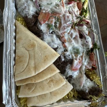 Akhis Authentic Shawarma & Kebab - Koobideh bowl. Not as much meat as I expected. - Mediterranean Near Me - San Diego, California