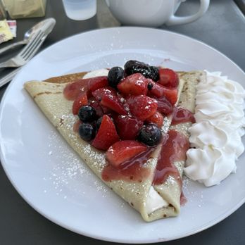 La Galette Creperie - Berries and Cream Crepe - Breakfast & Brunch Near Me - San Clemente, California La Galette Creperie - Berries and Cream Crepe - Breakfast & Brunch Near Me - San Clemente, California