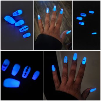 glow luxury nails