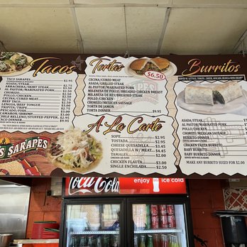 Los Sarapes - The menu - Mexican Near Me - Midlothian, Illinois