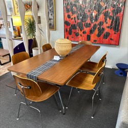 Boomerang for Modern - Eames dining set.