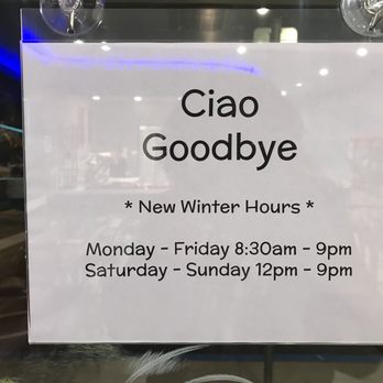 Ginger's Gelato - Cute little signs on the door with their hours - Gelato Near Me - Walnut Creek, California Ginger's Gelato - Cute little signs on the door with their hours - Gelato Near Me - Walnut Creek, California