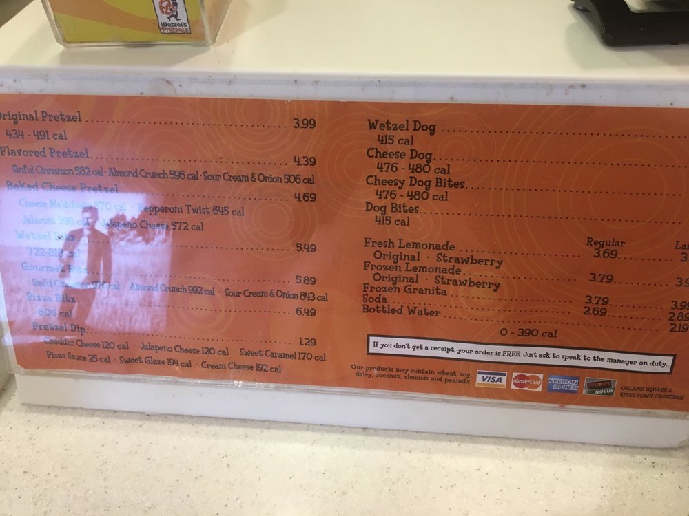 WETZEL’S PRETZELS 12 Photos 288 Orland Square, Orland Park, IL Yelp