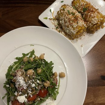 Acova - Quinoa and Arugula Salad + Elote - New American Near Me - Denver, Colorado Acova - Quinoa and Arugula Salad + Elote - New American Near Me - Denver, Colorado