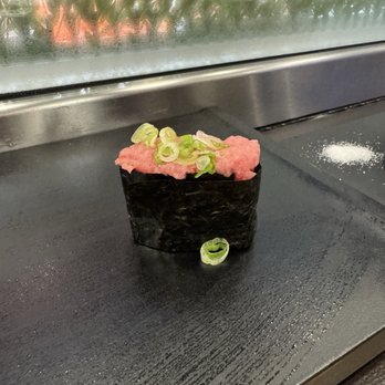 Sushi Zanmai - Toro negi/scallion in Dec 2025 for $3.98 per piece. Too fishy for my taste. All the other tunas tried were better. - Sushi Bars Near Me - Los Angeles, California