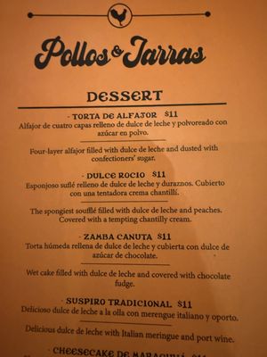 Menu photo 6 Pollos & Jarras Miami, FL