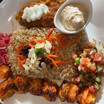 Afghan Kitchen South Surrey - Chicken kebabs & Afghan rice - Afghan Near Me - Surrey, British Columbia