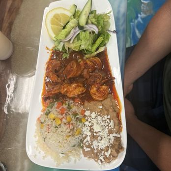 Ensenada by Martin - Here is the Camarones a la Diabla plate. - Seafood Near Me - Garden Grove, California Ensenada by Martin - Here is the Camarones a la Diabla plate. - Seafood Near Me - Garden Grove, California