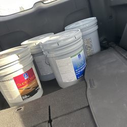 Sherwin-Williams Paint Store - 4 five gallons of paint